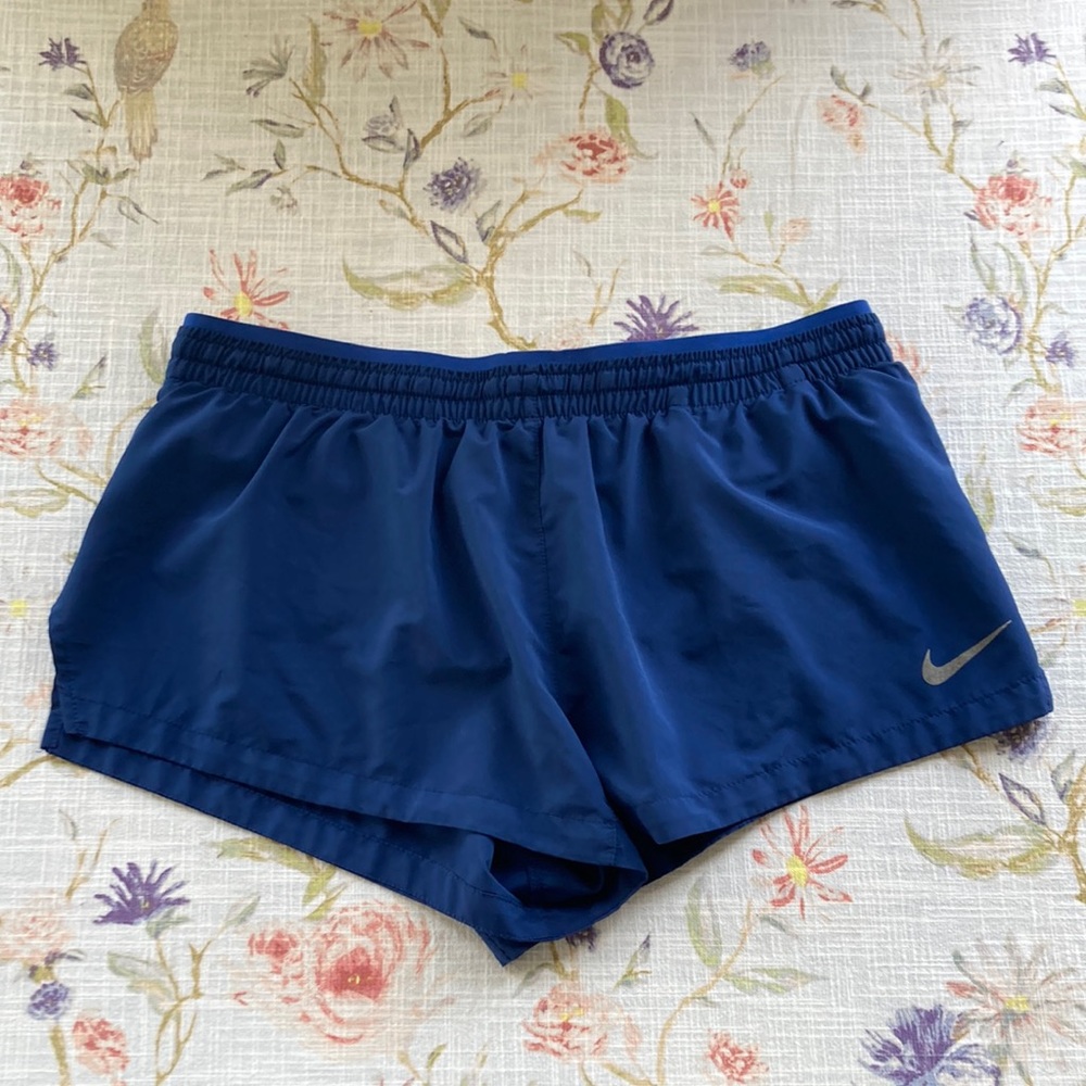 Women’s Medium Nike Dri-Fit Nike Running Blue Drawstring Shorts
